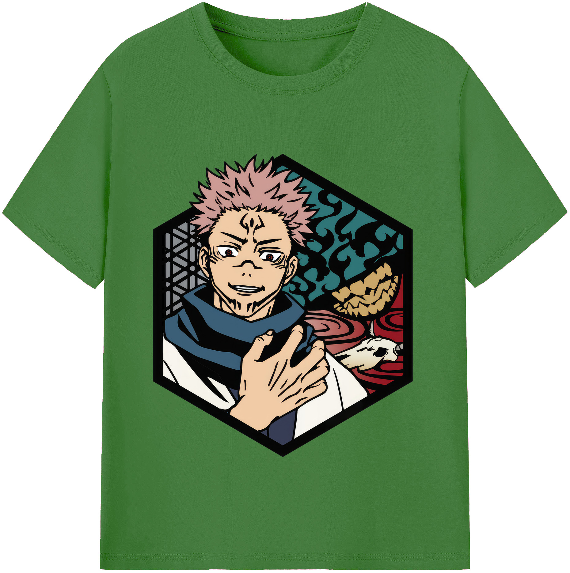 （画像用） 呪術廻戦 Jujutsu Kaisen レディースカジュアルプリントTシャツ（綿100％）